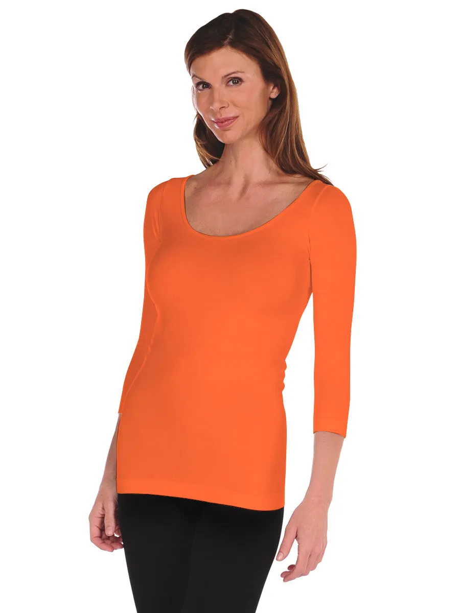 3/4 Sleeve Fitted top