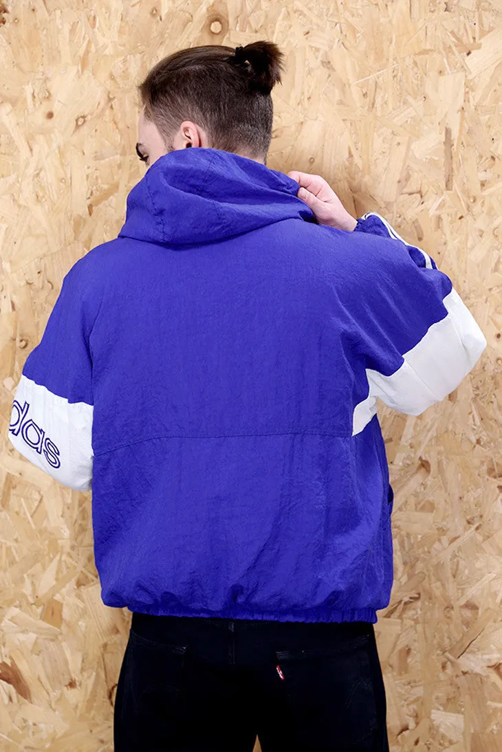 Adidas Blue Hooded Jacket