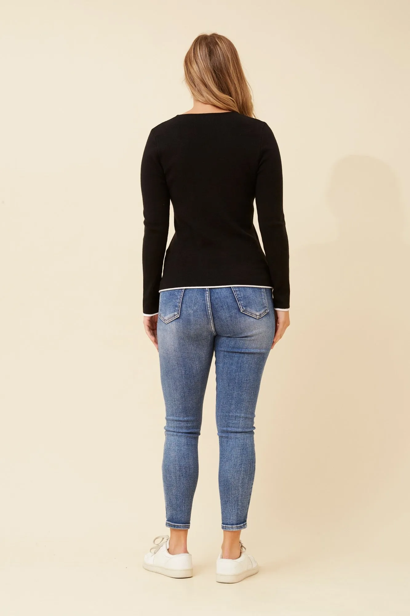APOLLONIA KNIT PULLOVER