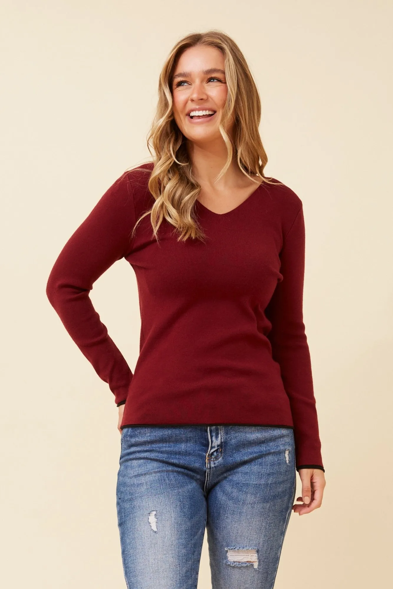 APOLLONIA KNIT PULLOVER