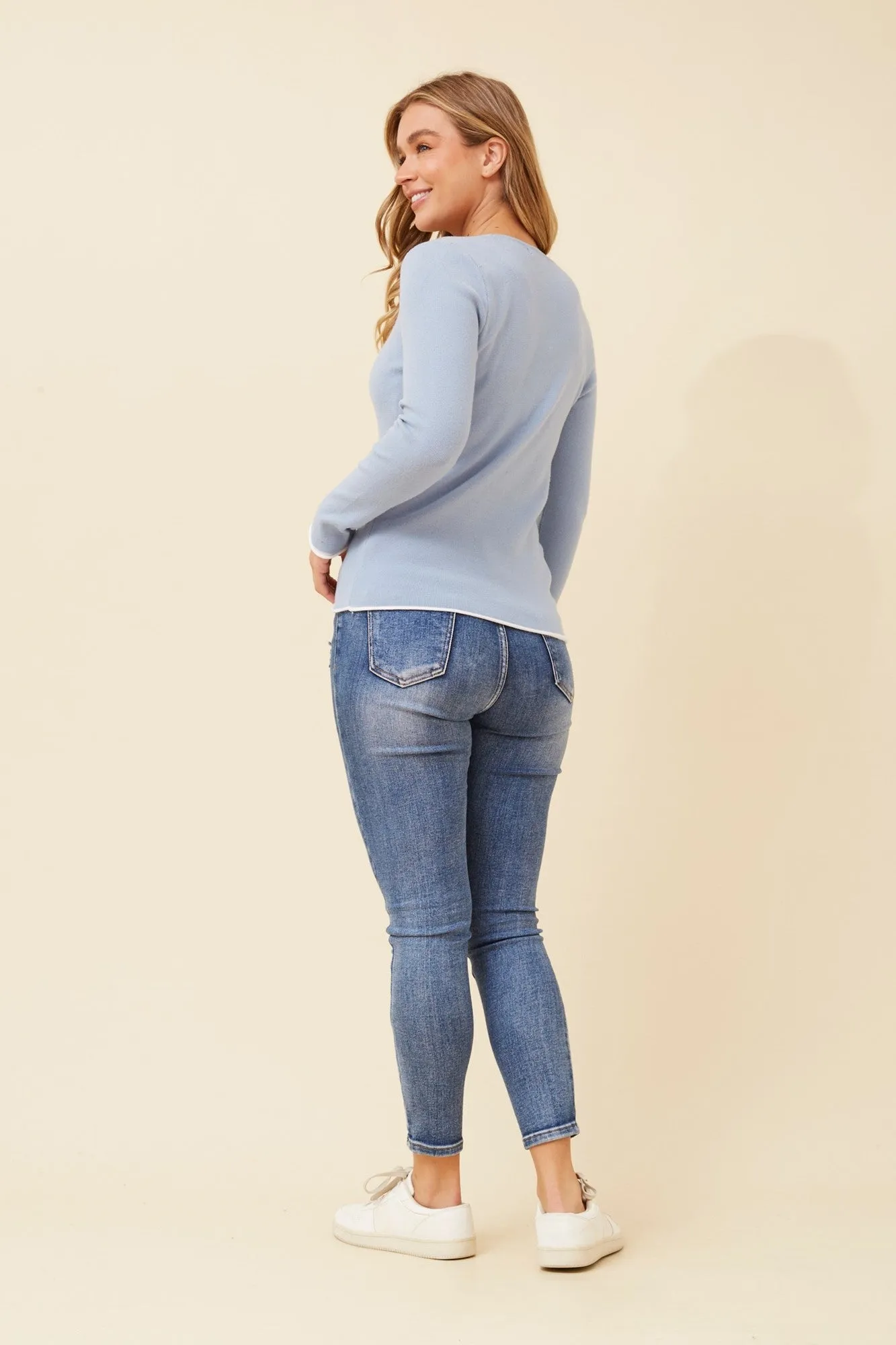 APOLLONIA KNIT PULLOVER
