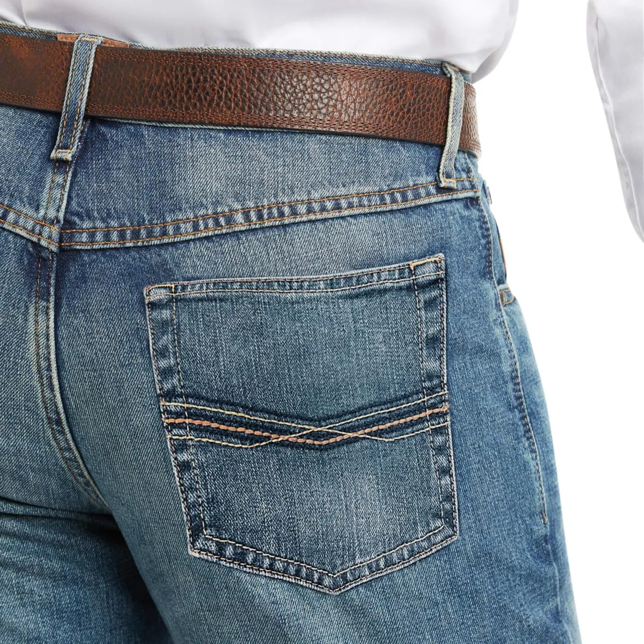 ARIAT Mens M2 Relaxed Legacy Cut Jeans Casual Pants Casual - Blue