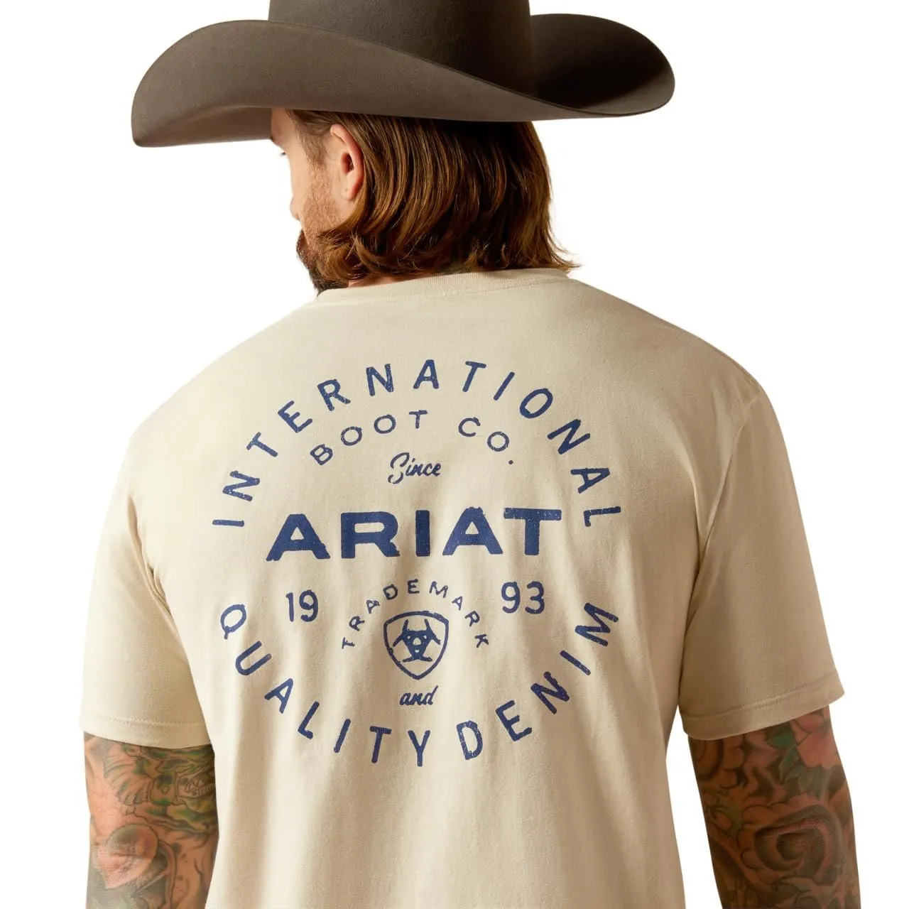 Ariat Men's Stamped Seal T-Shirt, Natural