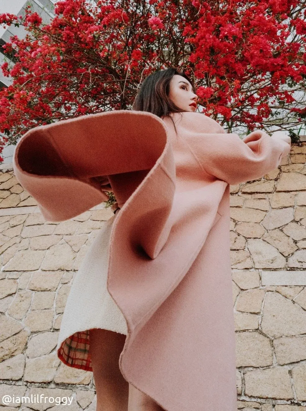 Audrey Balloon Sleeve Wool Coat | M.USE