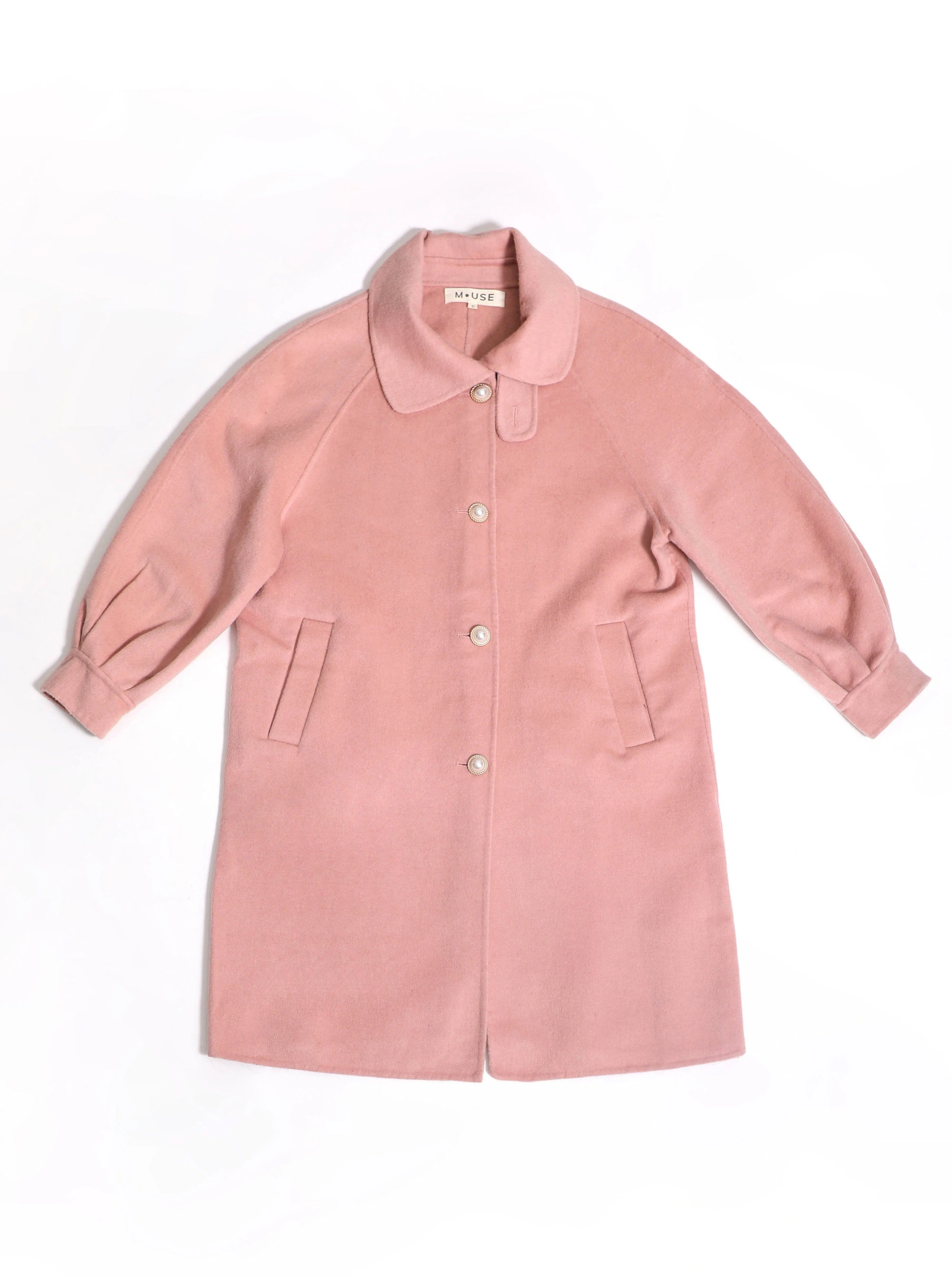 Audrey Balloon Sleeve Wool Coat | M.USE
