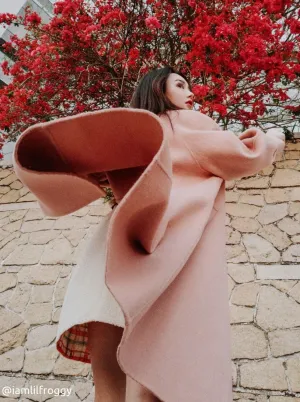 Audrey Balloon Sleeve Wool Coat | M.USE