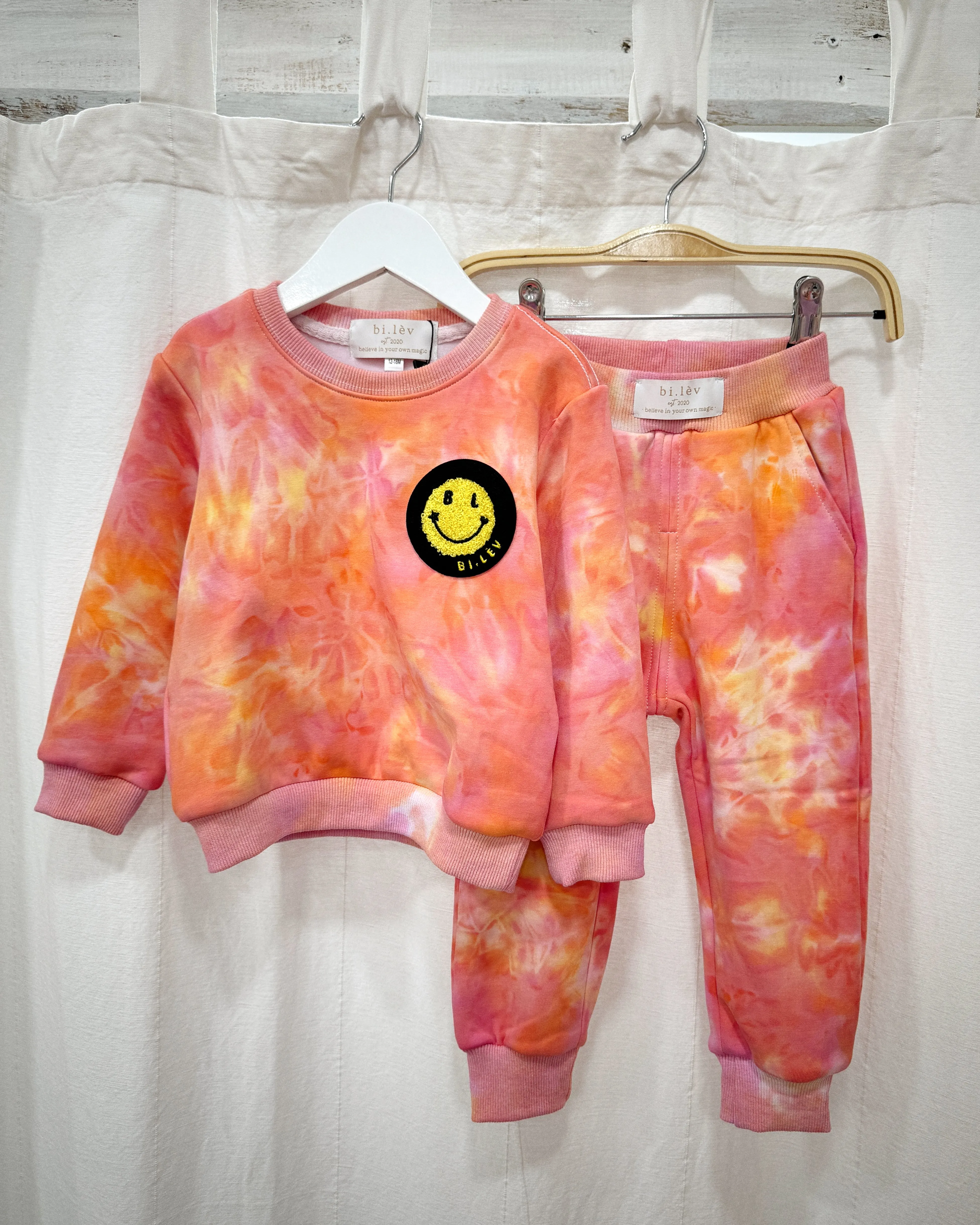 BABY & KIDS BL STRAWBERRY CITRUS tie-dye sweatshirt