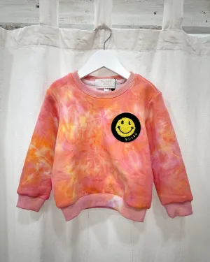 BABY & KIDS BL STRAWBERRY CITRUS tie-dye sweatshirt