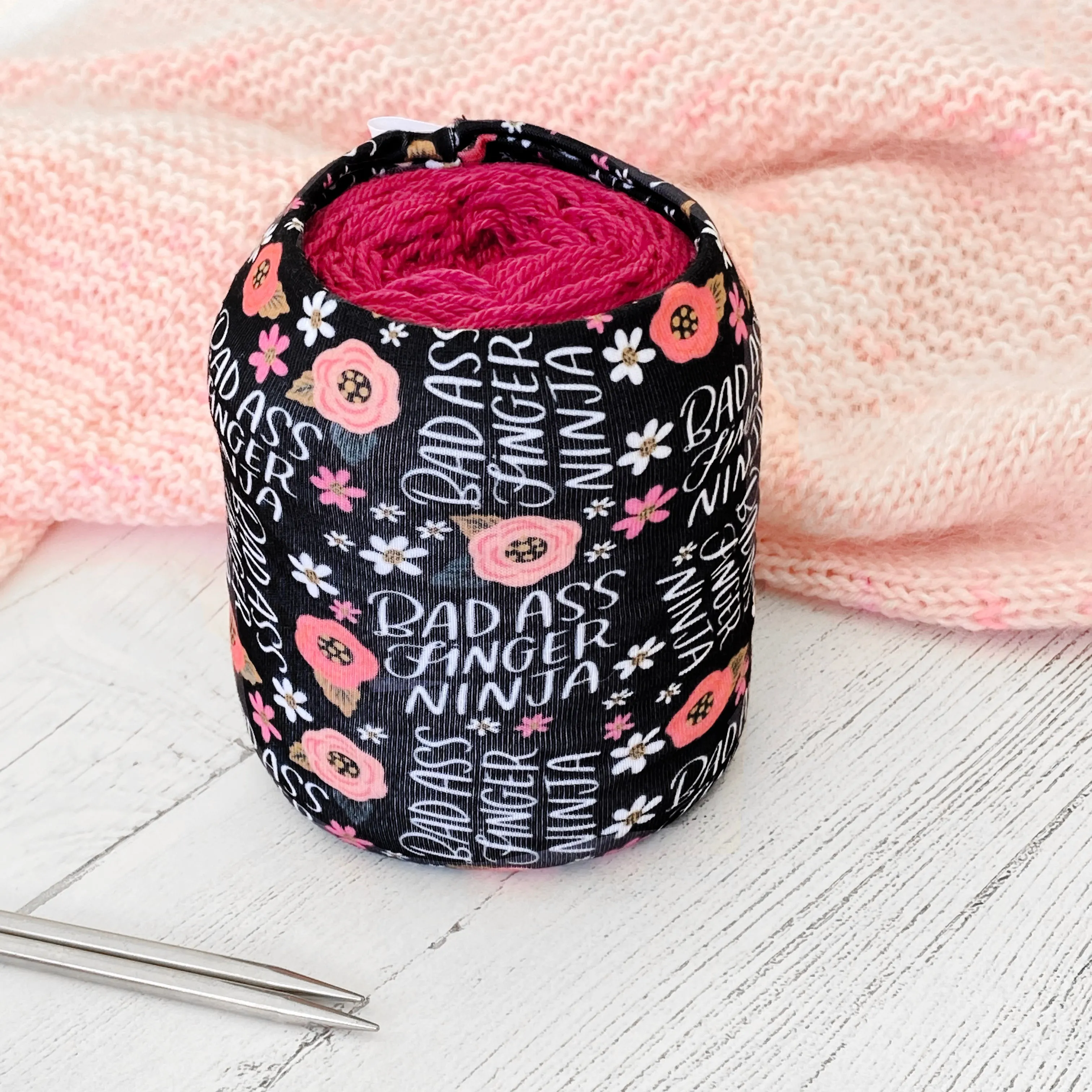 Bad Ass Finger Ninja Yarn Cozy