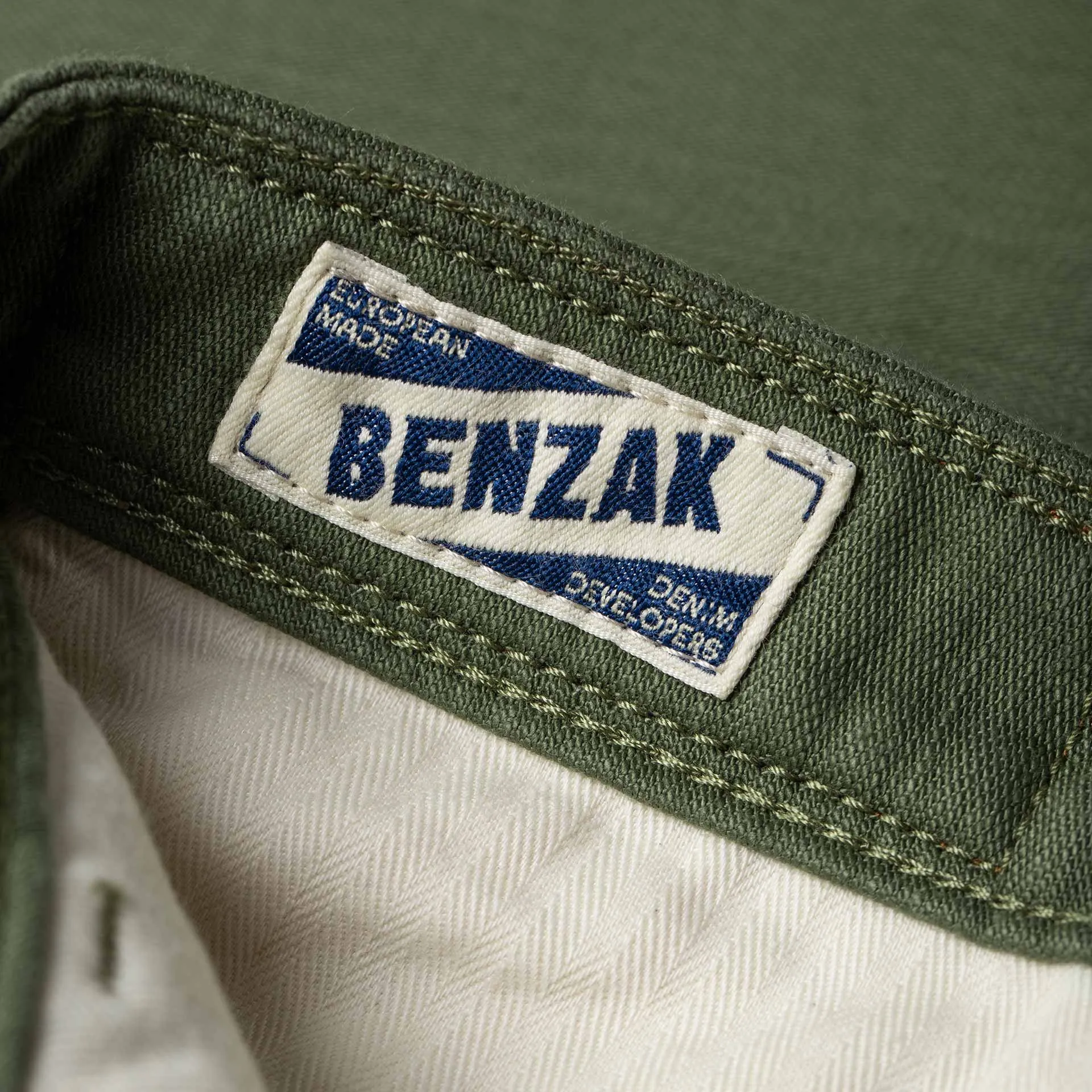 BC-01 TAPERED CHINO 10 oz. army green military twill