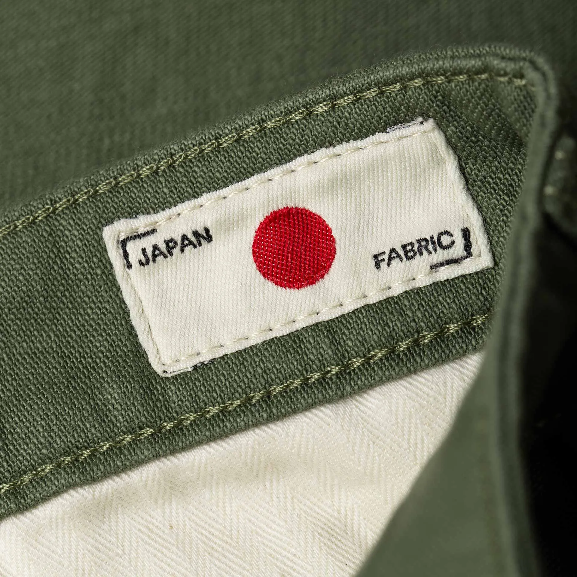 BC-01 TAPERED CHINO 10 oz. army green military twill