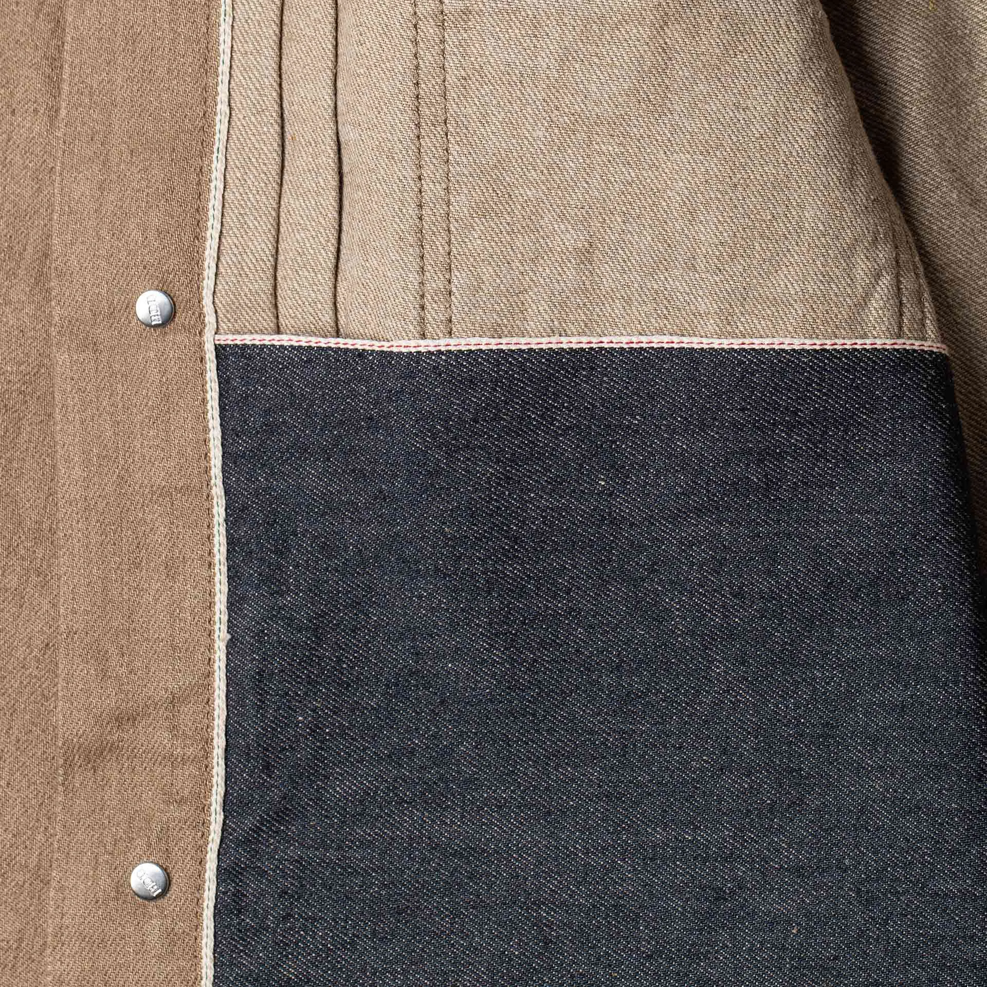 BDJ-T2 TYPE II JACKET 12.5 oz. mineral brown hemp selvedge