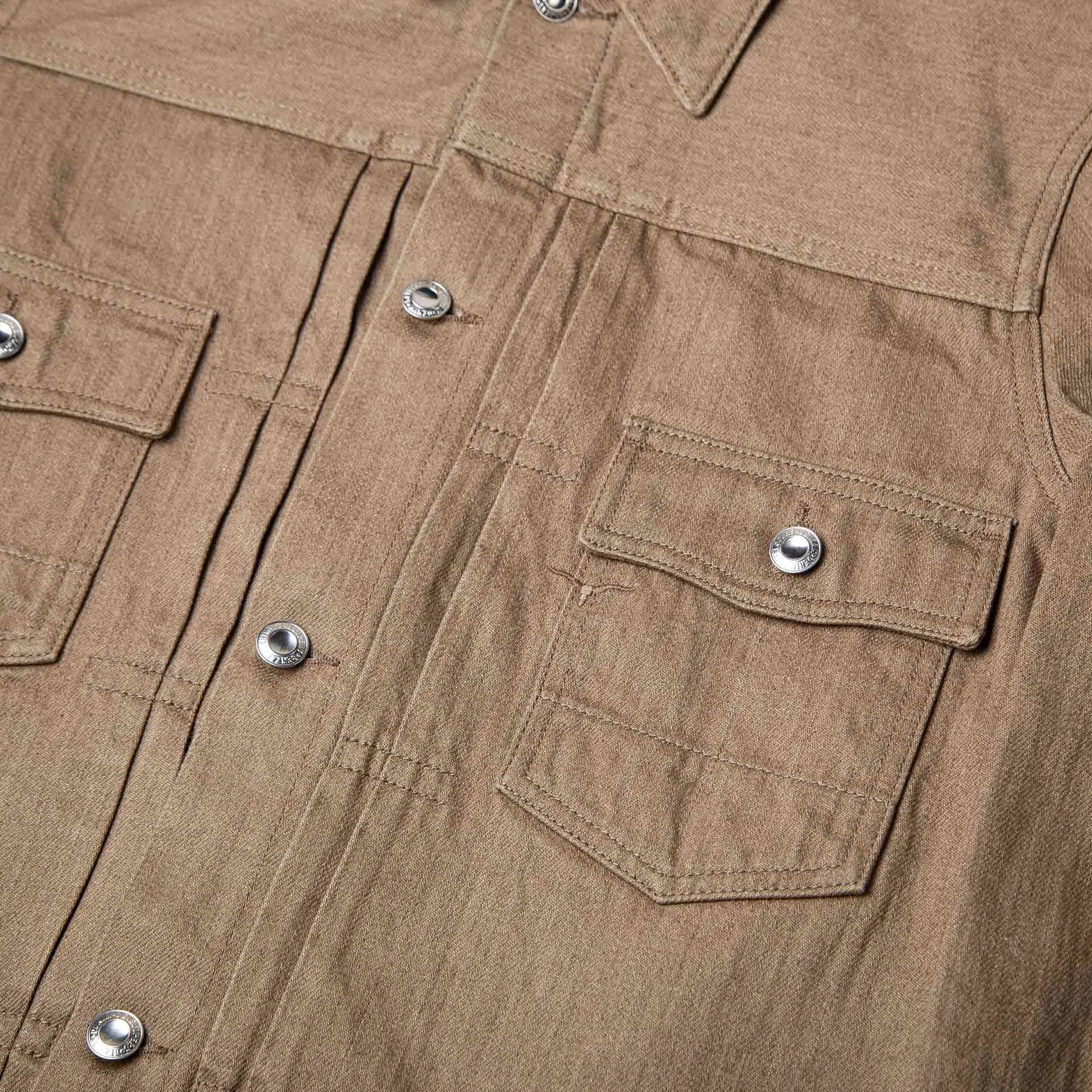 BDJ-T2 TYPE II JACKET 12.5 oz. mineral brown hemp selvedge