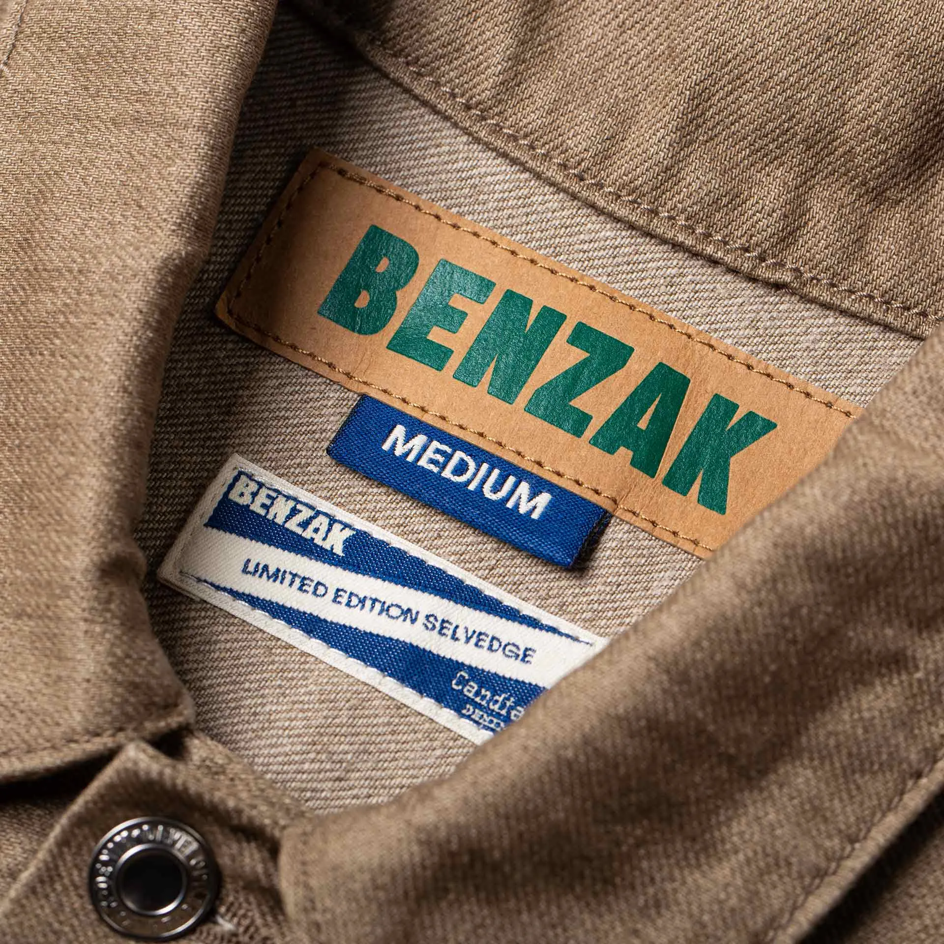 BDJ-T2 TYPE II JACKET 12.5 oz. mineral brown hemp selvedge