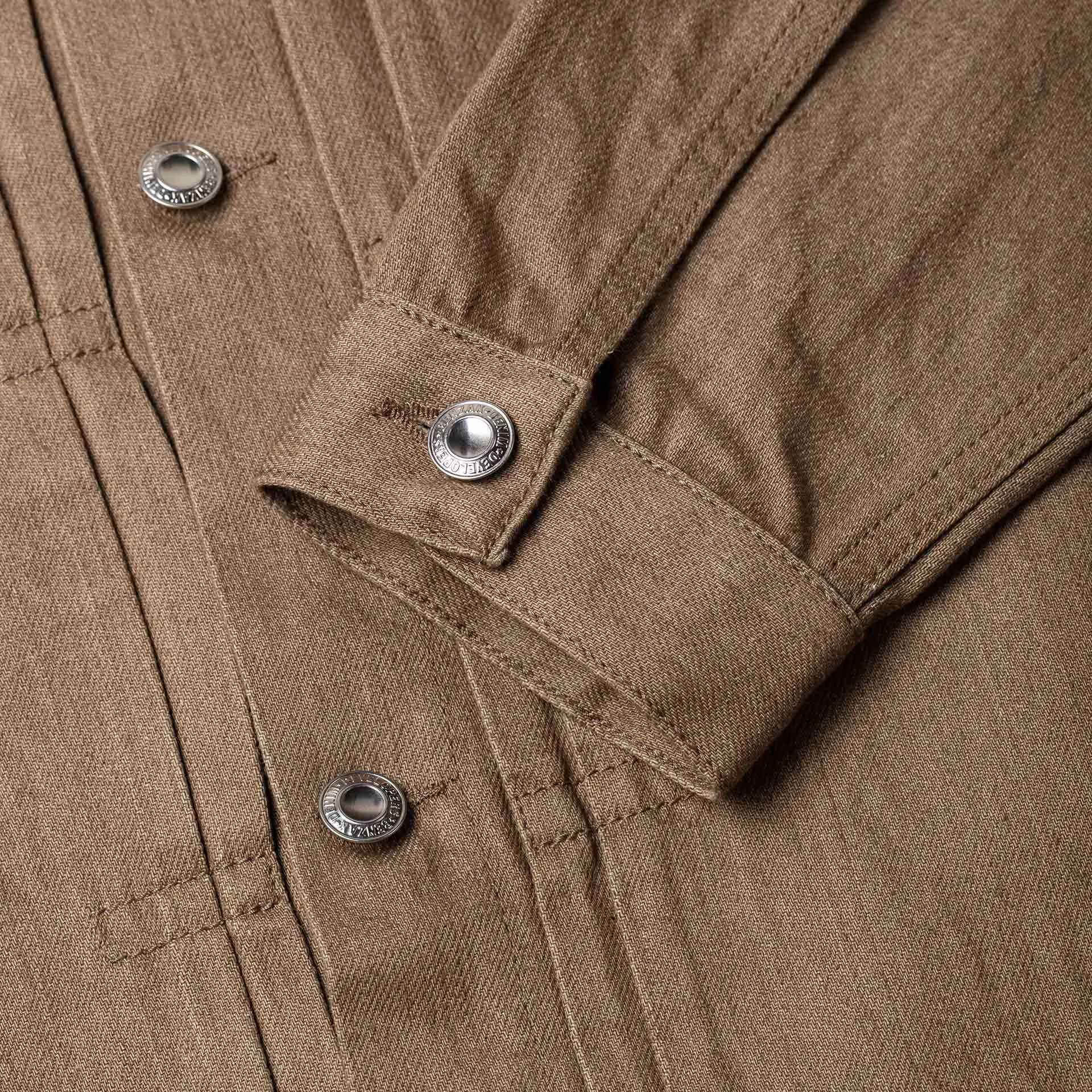 BDJ-T2 TYPE II JACKET 12.5 oz. mineral brown hemp selvedge