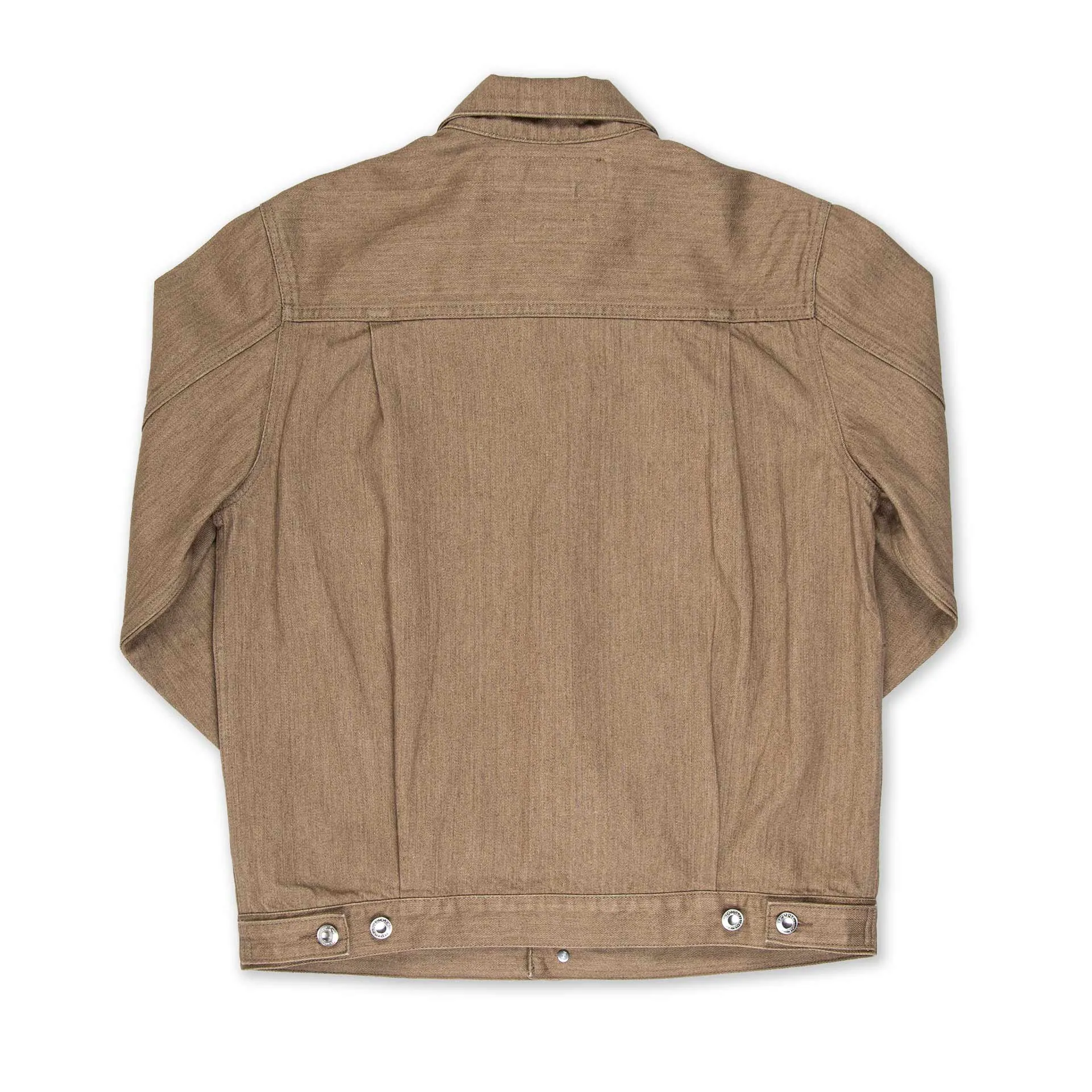 BDJ-T2 TYPE II JACKET 12.5 oz. mineral brown hemp selvedge