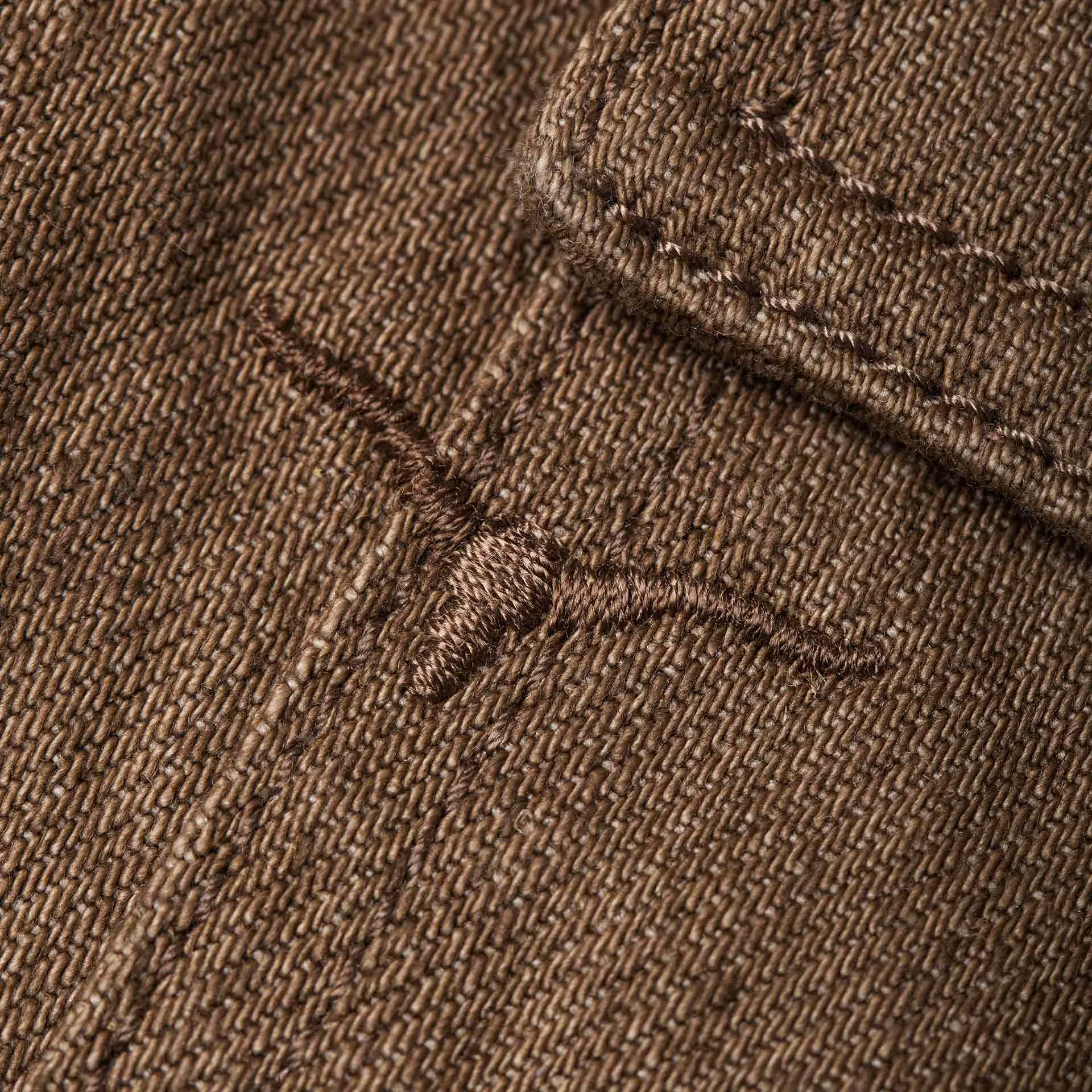BDJ-T2 TYPE II JACKET 12.5 oz. mineral brown hemp selvedge