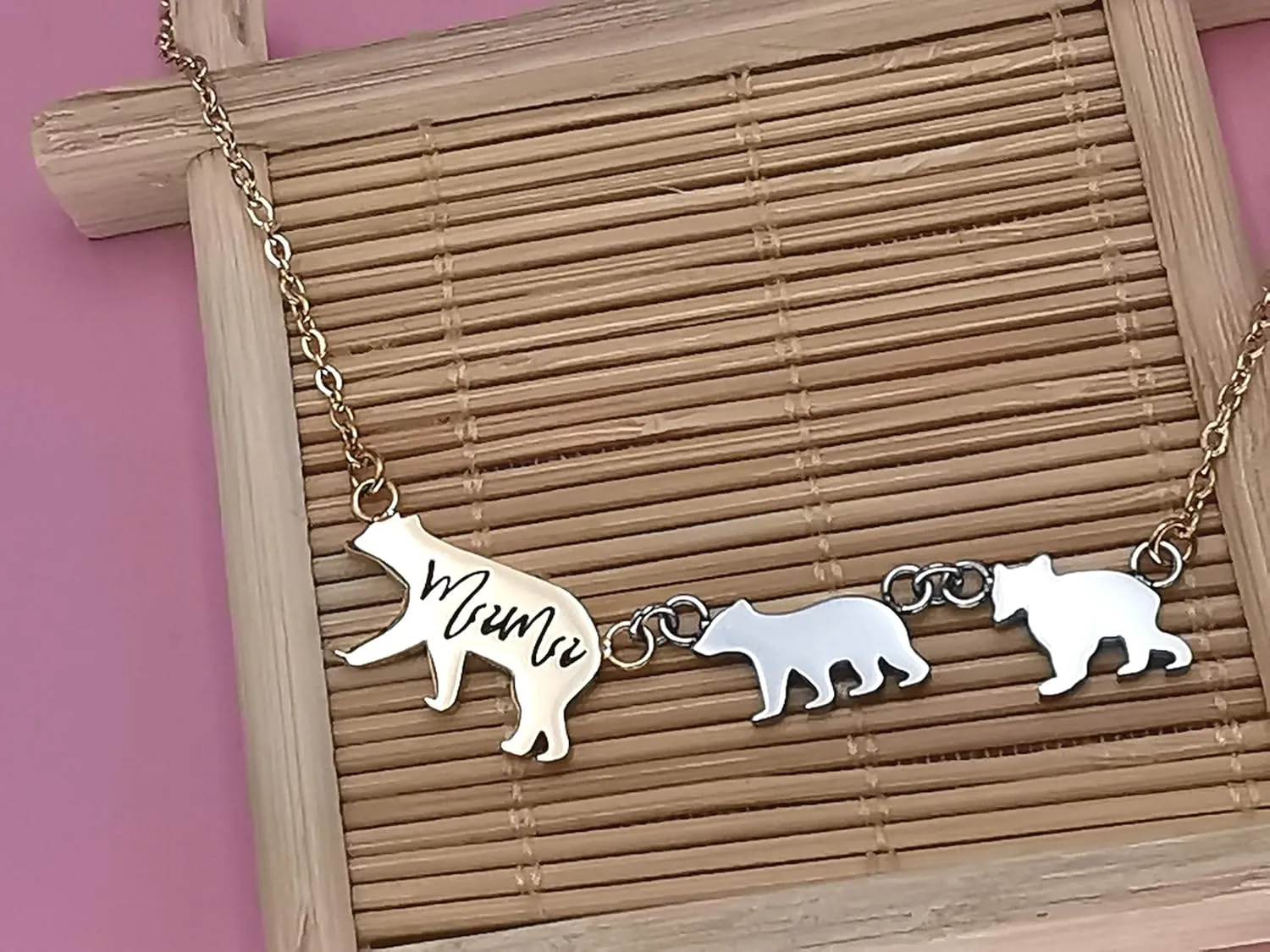 Beffy Mama Bear Necklace for Mom