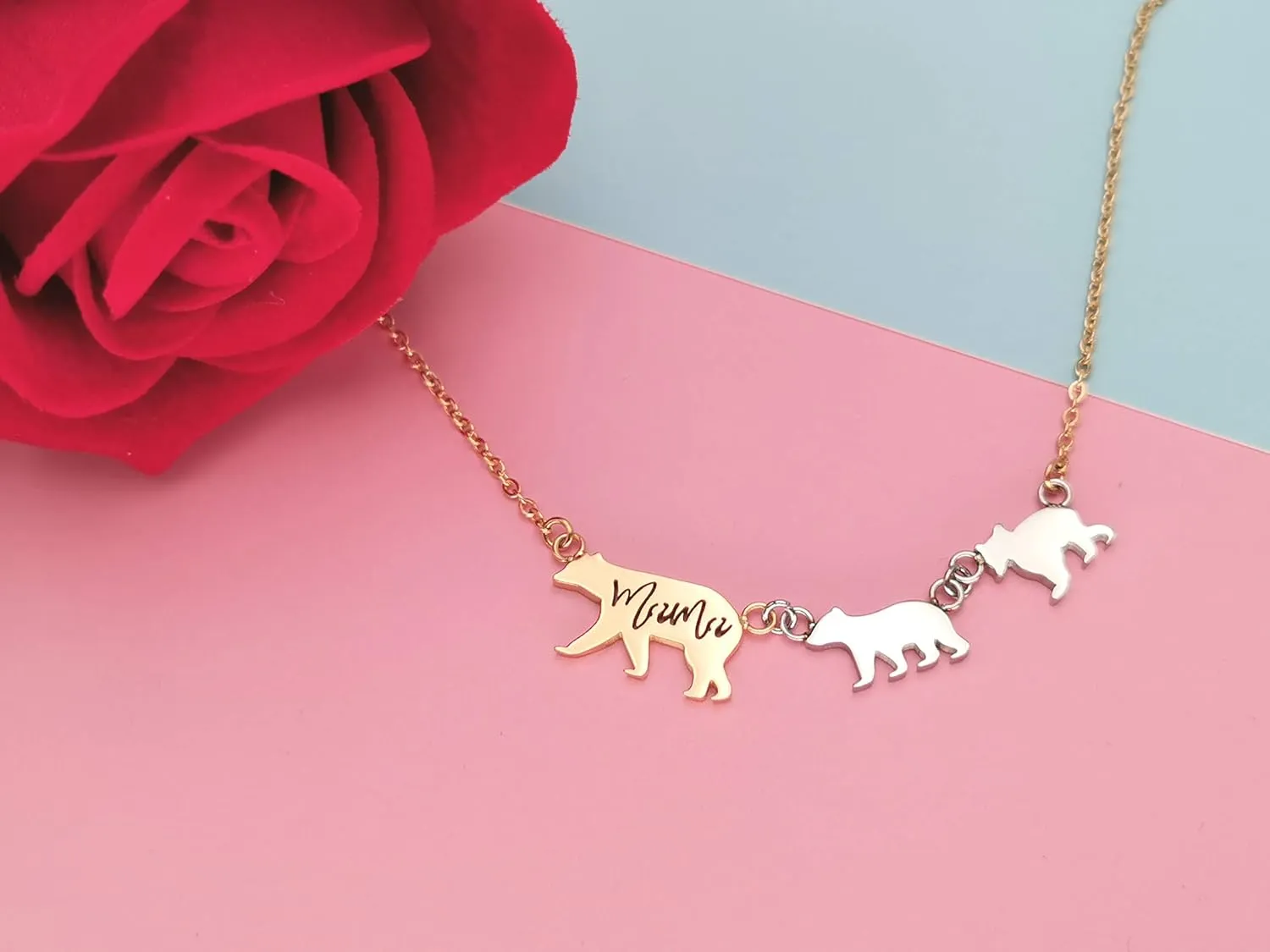 Beffy Mama Bear Necklace for Mom