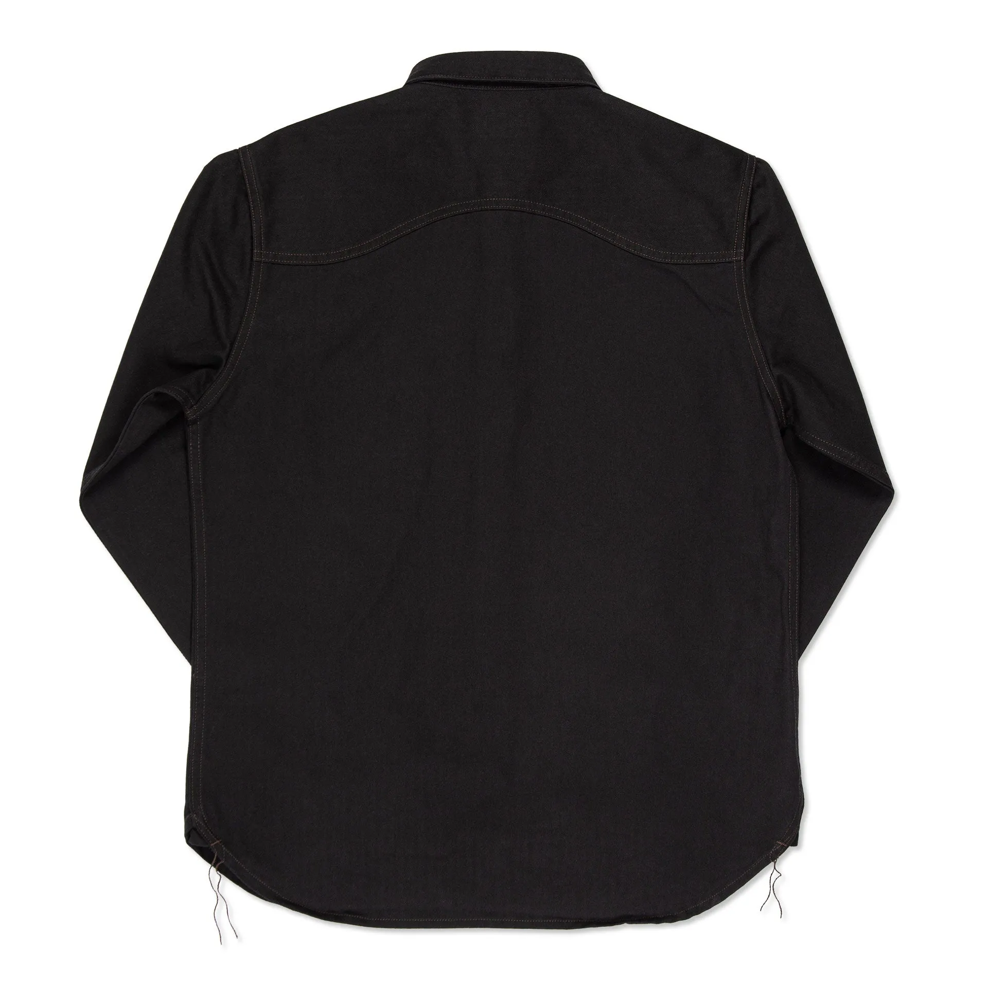 BWS-02 UTILITY SHIRT 8 oz. black herringbone