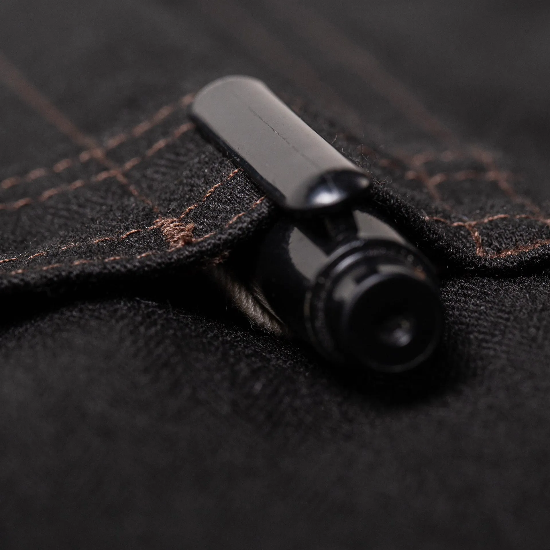 BWS-02 UTILITY SHIRT 8 oz. black herringbone