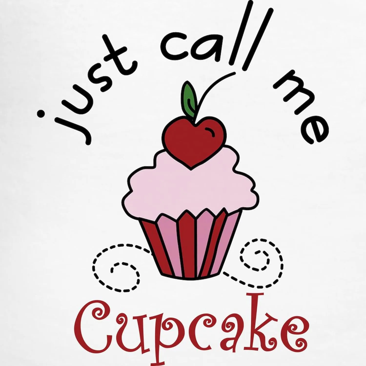 CafePress Just Call Me Cupcake Men's Light Pajamas Men's Novelty Light Pajama Set, Comfortable PJ Sleepwear