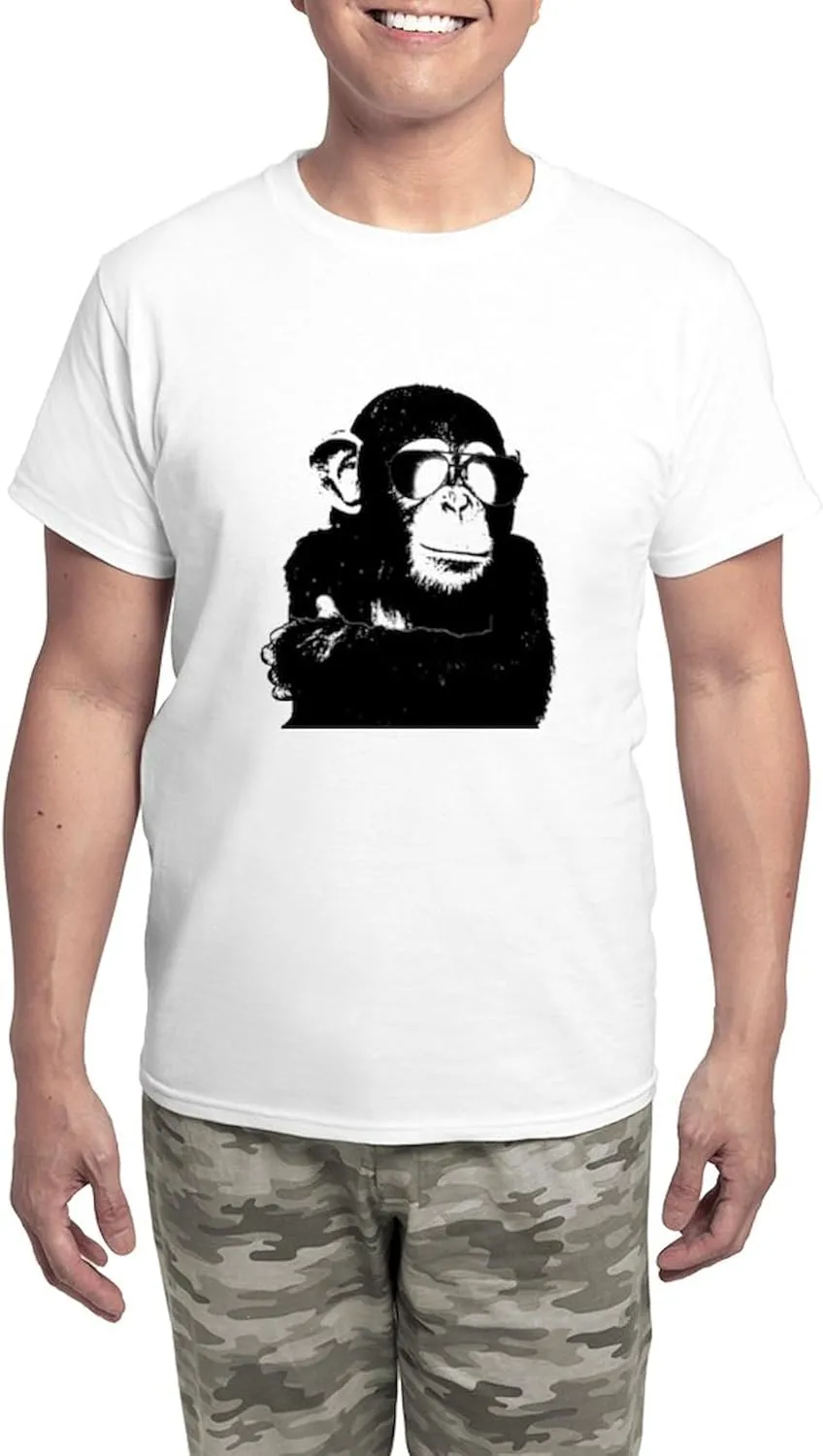 CafePress The Shady Monkey Men's Light Pajamas Men's Novelty Light Pajama Set, Comfortable PJ Sleepwear