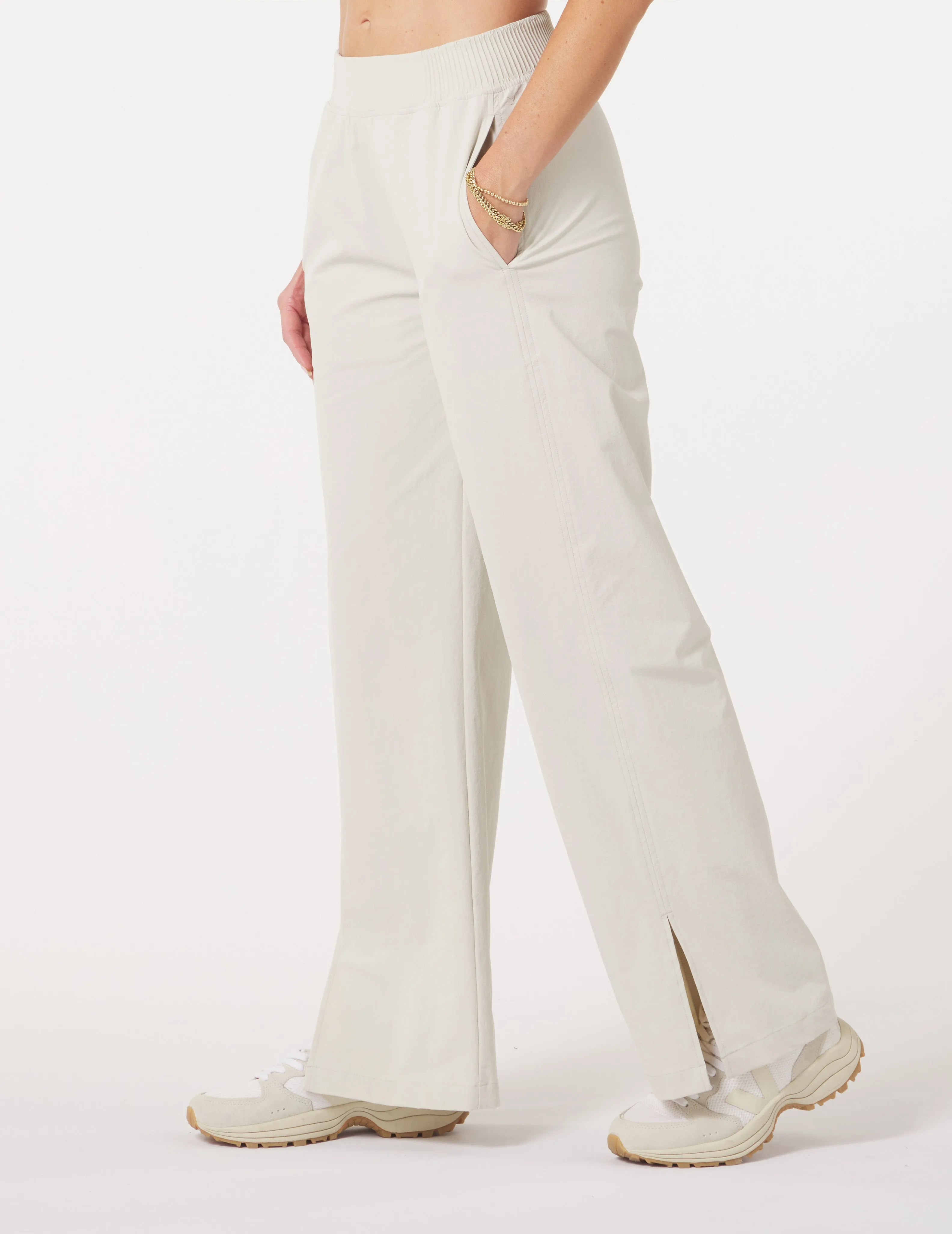 Charlotte Relaxed Pant: Oatmilk