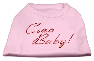 Ciao Baby Rhinestone Shirts Light Pink M (12)