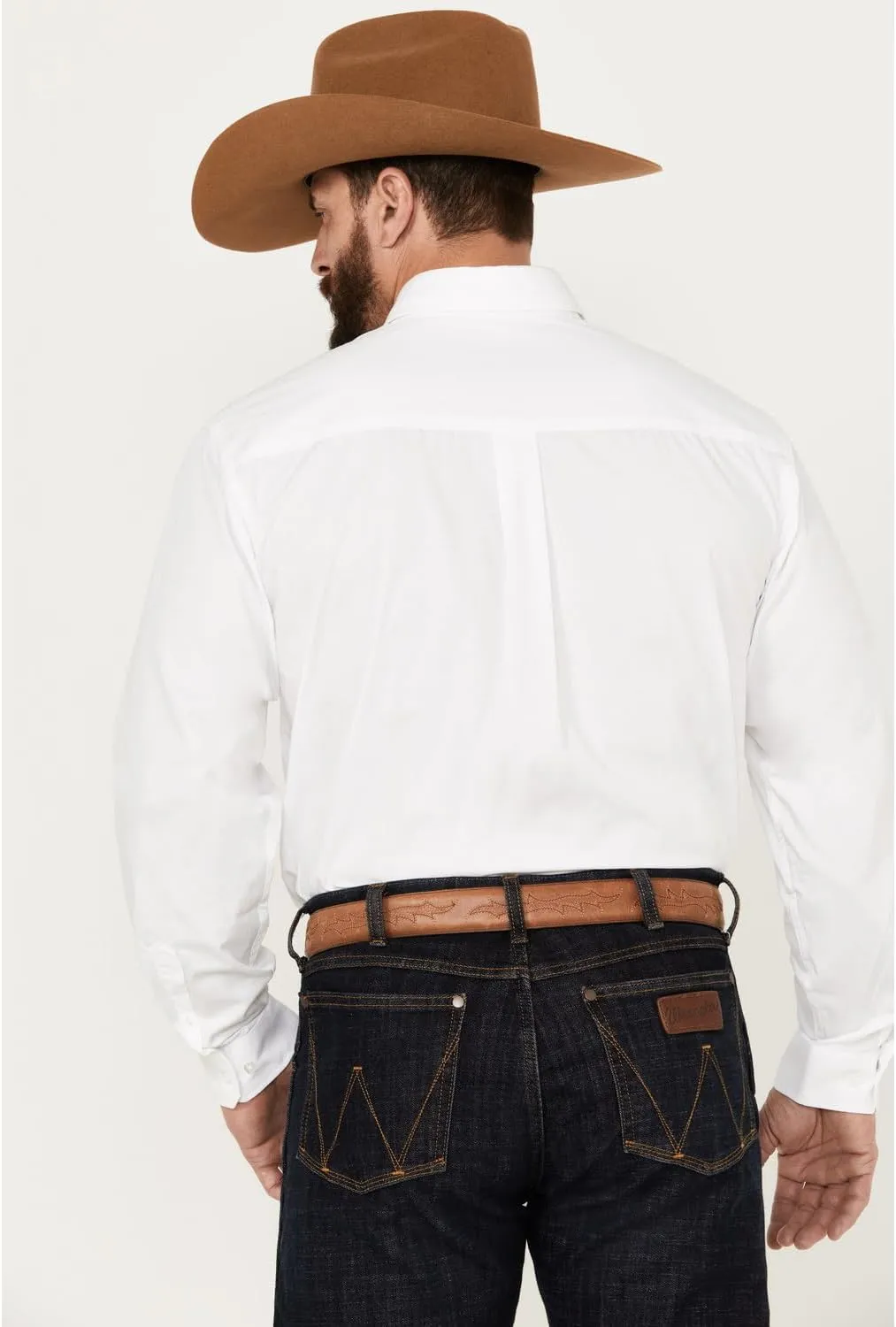Cinch Men's Classic Fit Long Sleeve Button One Open Pocket Solid Basic