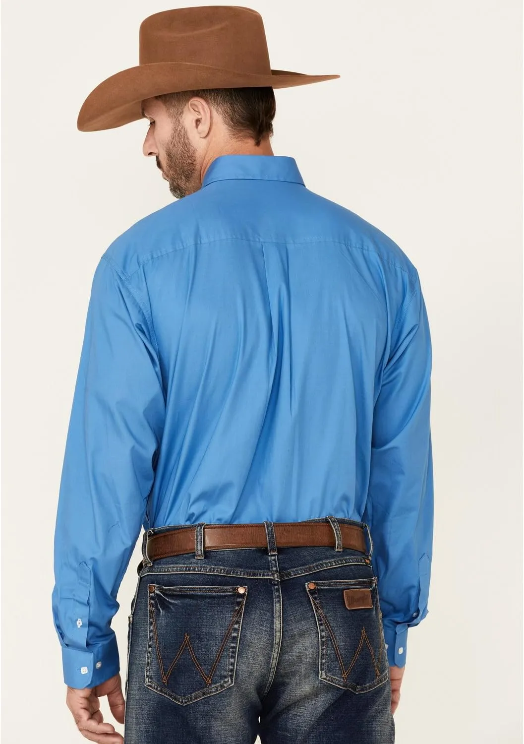 Cinch Men's Classic Fit Long Sleeve Button One Open Pocket Solid Basic