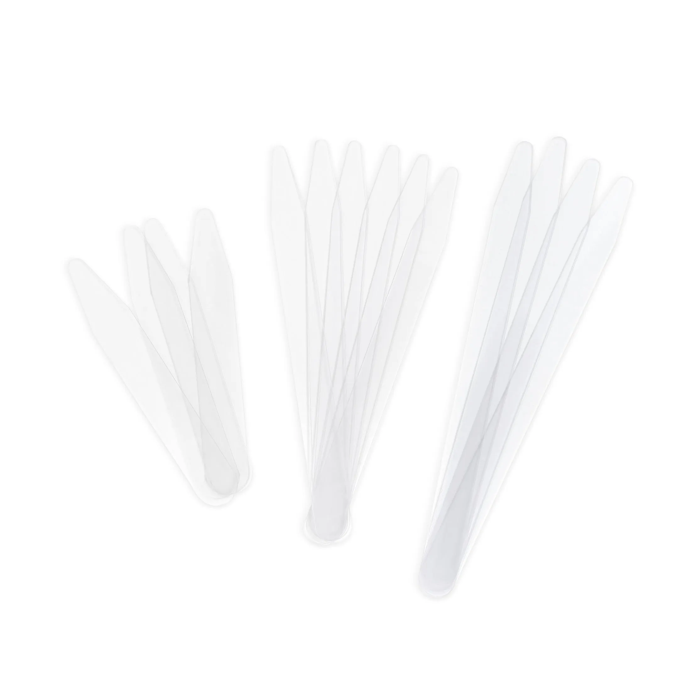 Collar Stays, Assorted Sizes, 14 pc