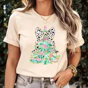 Colorful Christmas Tree Graphic Tee (Multiple Colors)