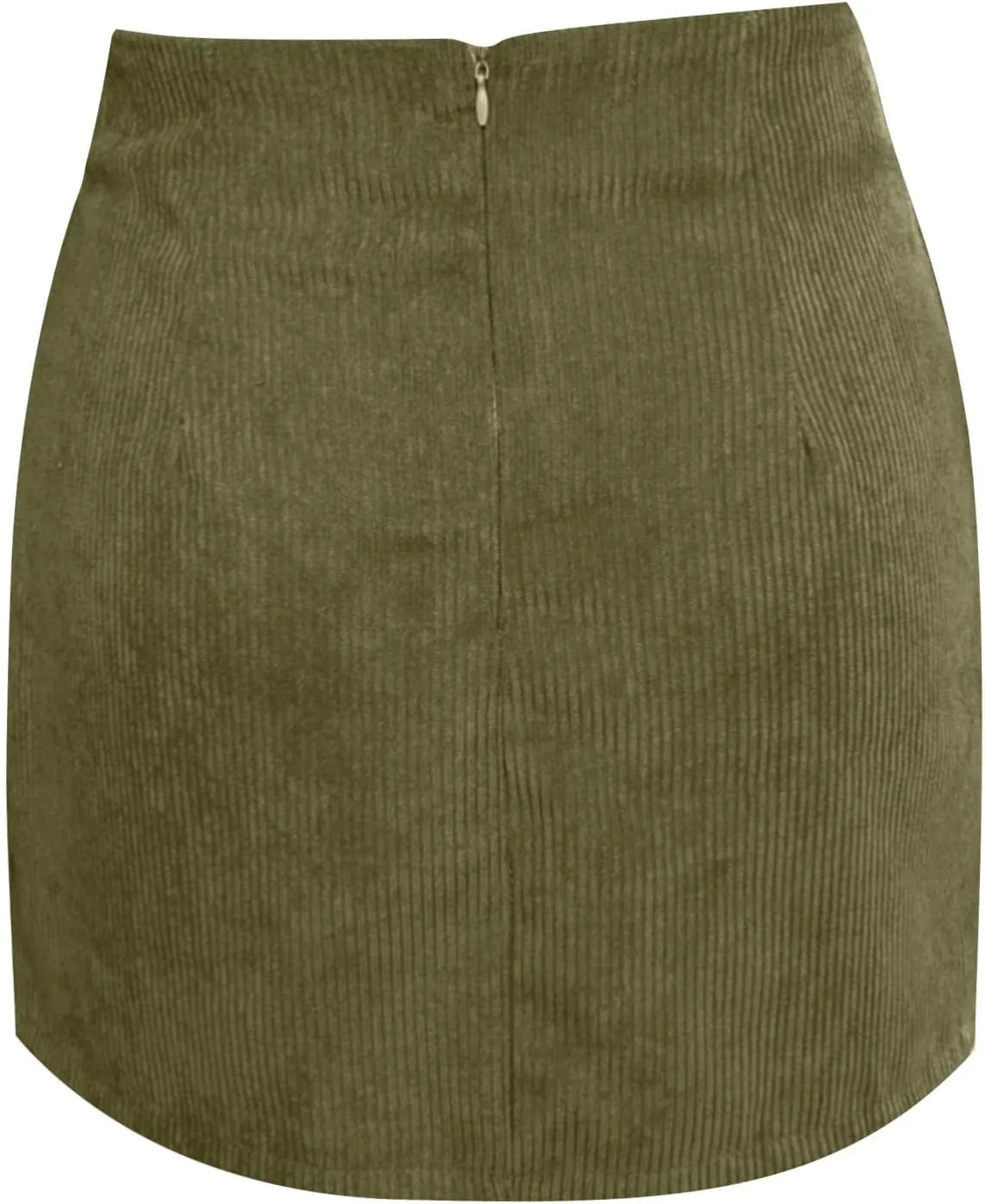 Corduroy Skirt Women Comfy High Waist Mini Pencil Skirt Casual Fall Winter A Line Mini Skirts with Back Zipper