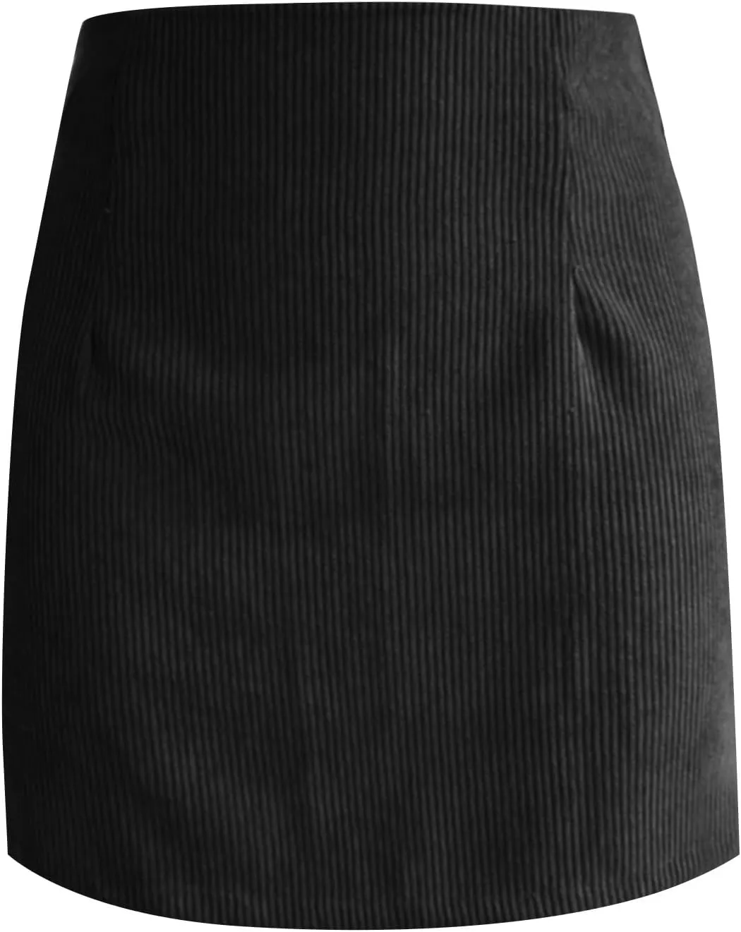 Corduroy Skirt Women Comfy High Waist Mini Pencil Skirt Casual Fall Winter A Line Mini Skirts with Back Zipper
