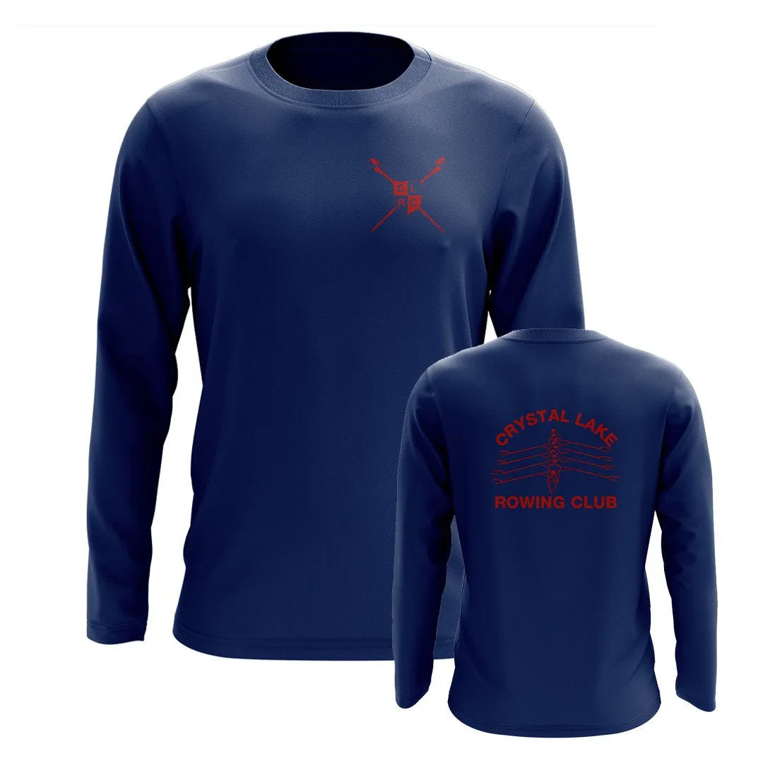 Custom Crystal Lake RC Long Sleeve Cotton T-Shirt
