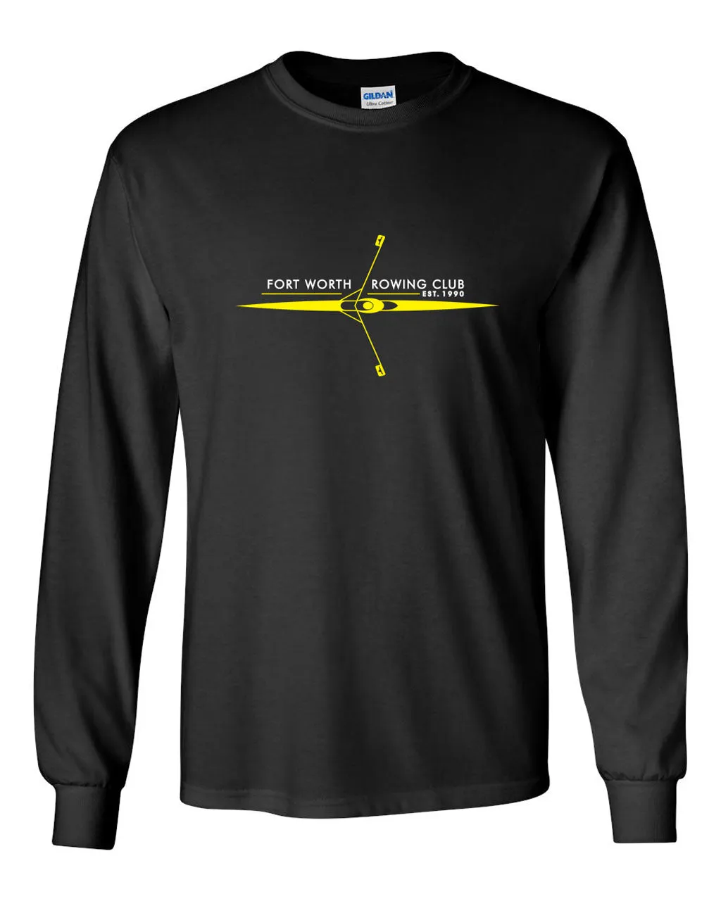 Custom Fort Worth Rowing Club Long Sleeve Cotton T-Shirt