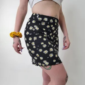 Daisy Pencil Mini Skirt M