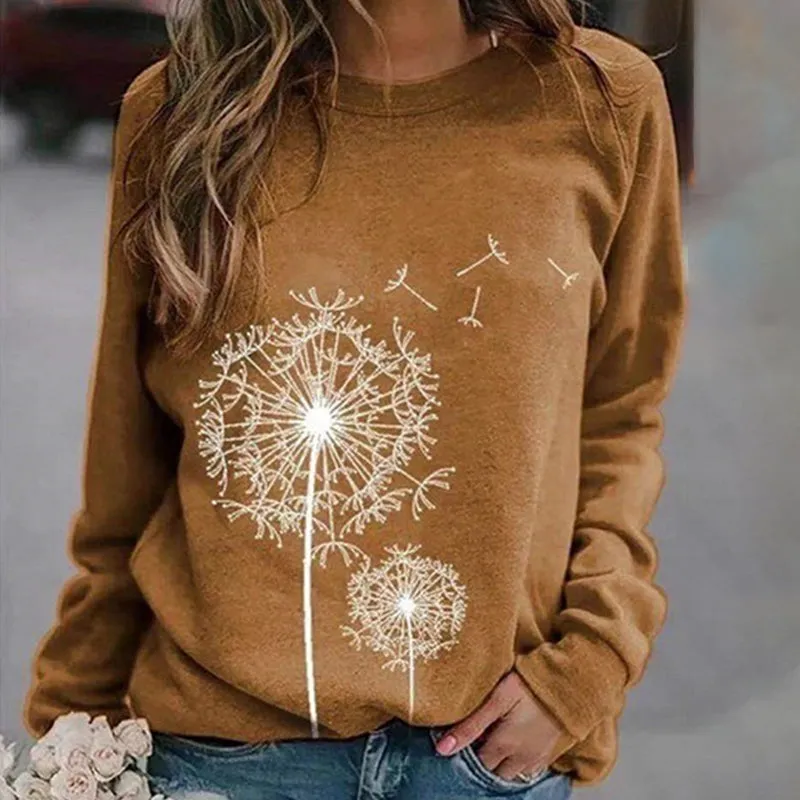 Dandelion Print Sweatshirt
