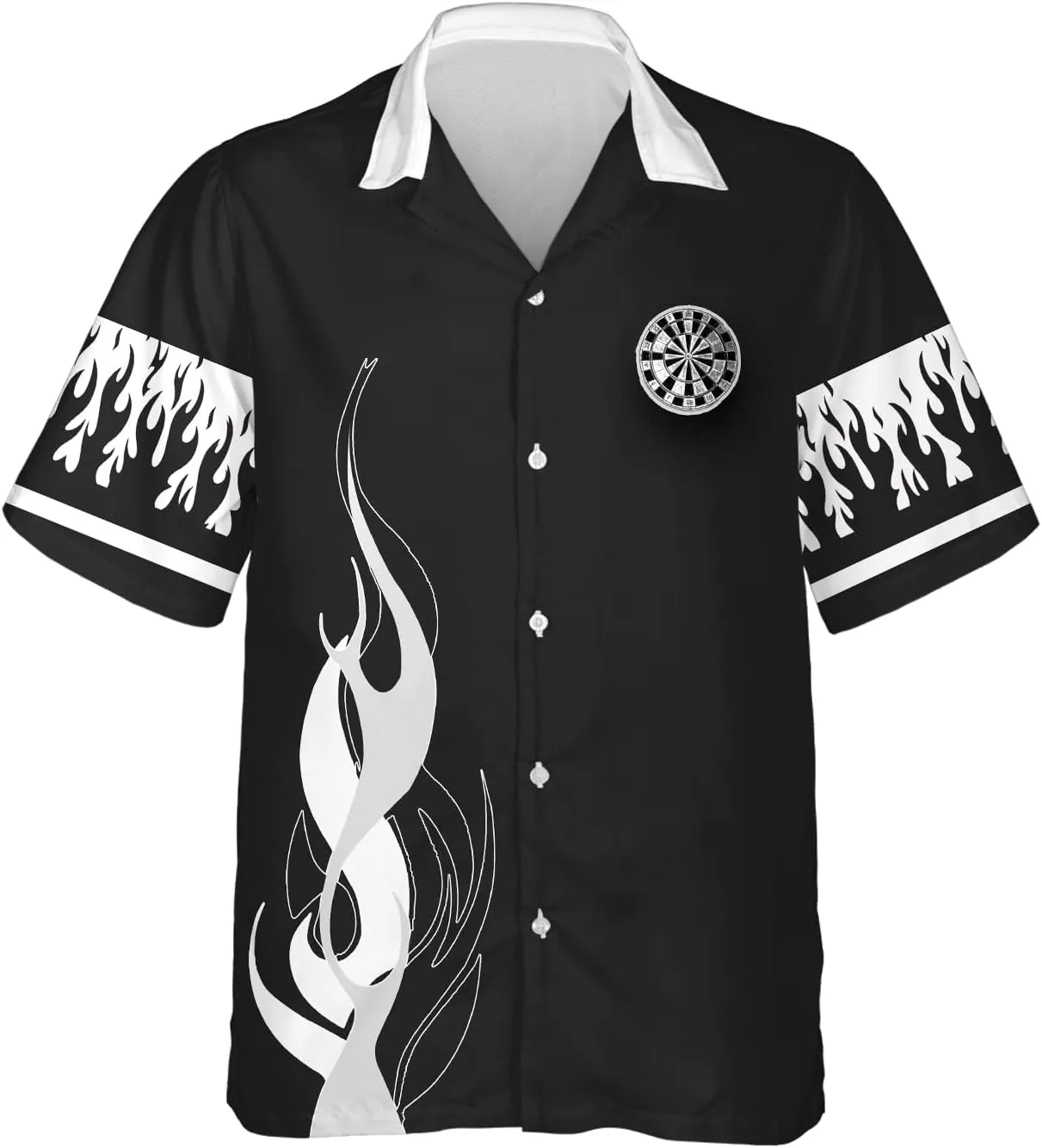 Darts Hawaiian Shirts for Men - Darts Lover Button Down Mens Shirts Short Sleeve Luau Beach Shirt