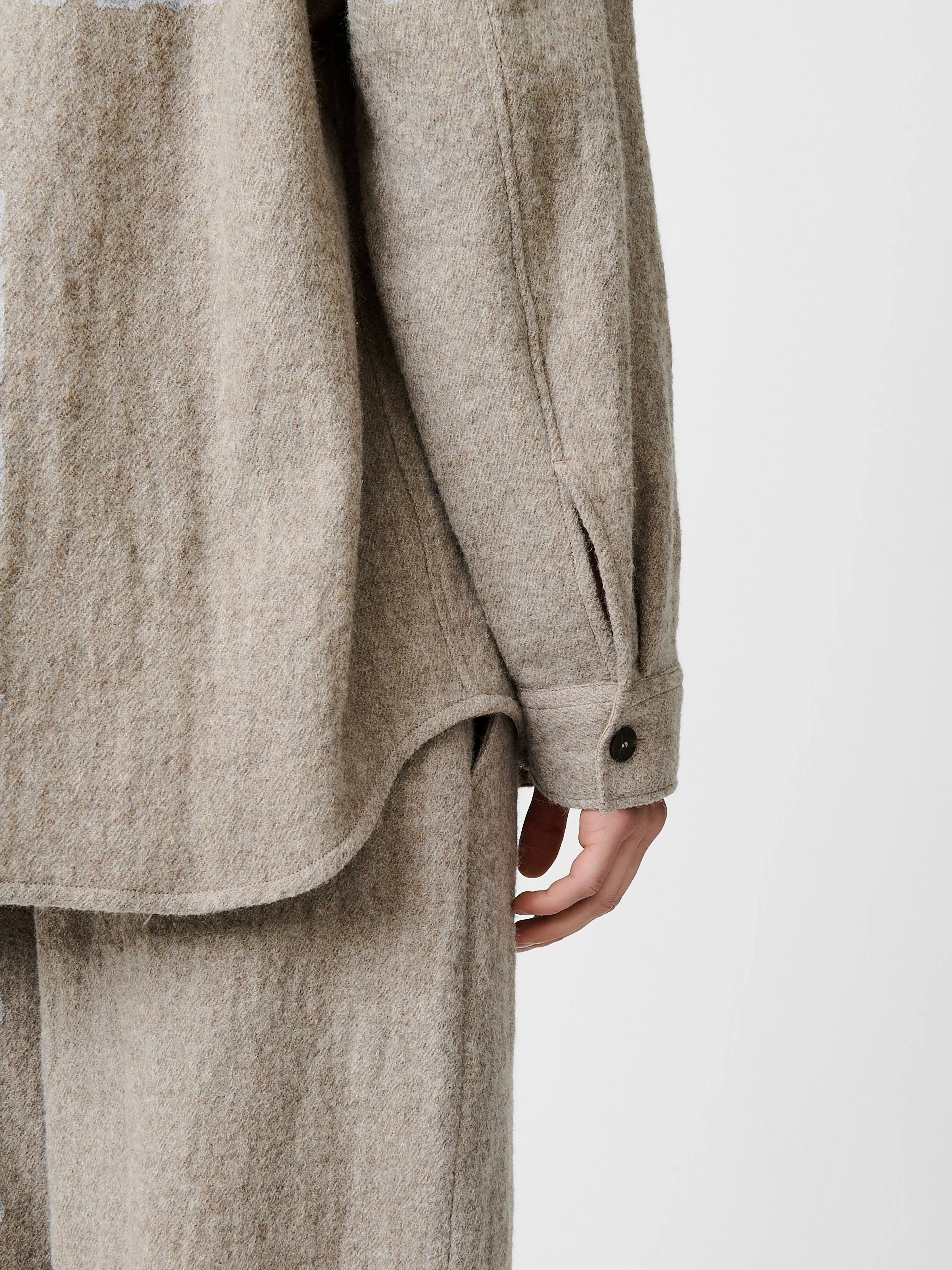 Deck Wool Shirt in Feather