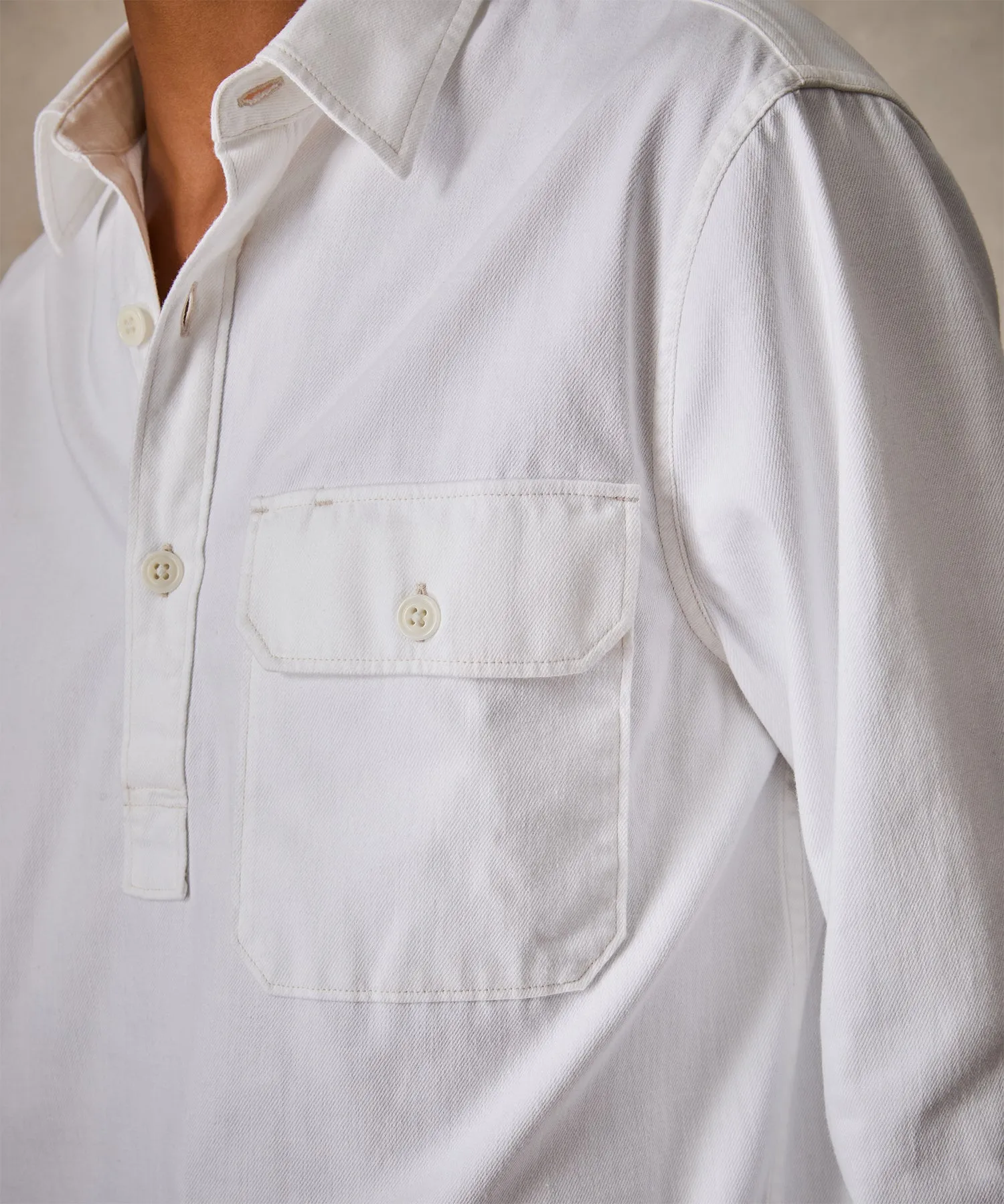 Denim Mariner Popover Shirt