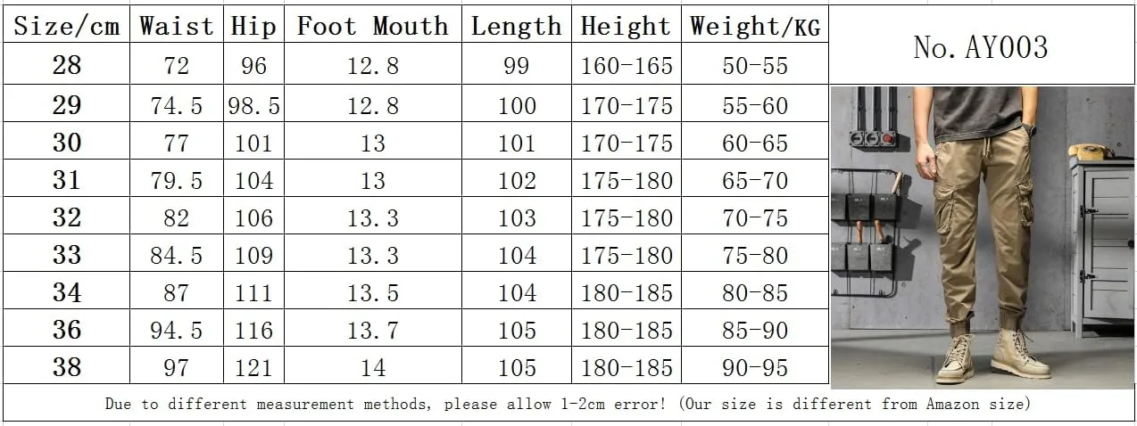Depslee Men's Casual Cotton Relaxed Straight Cargo Pants,Multi-Pocket Light Outdoor Beam Foot Harem Pants with Drawstring