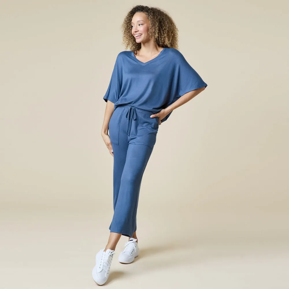 Dream Relaxed V-neck with Capri Lounge Set