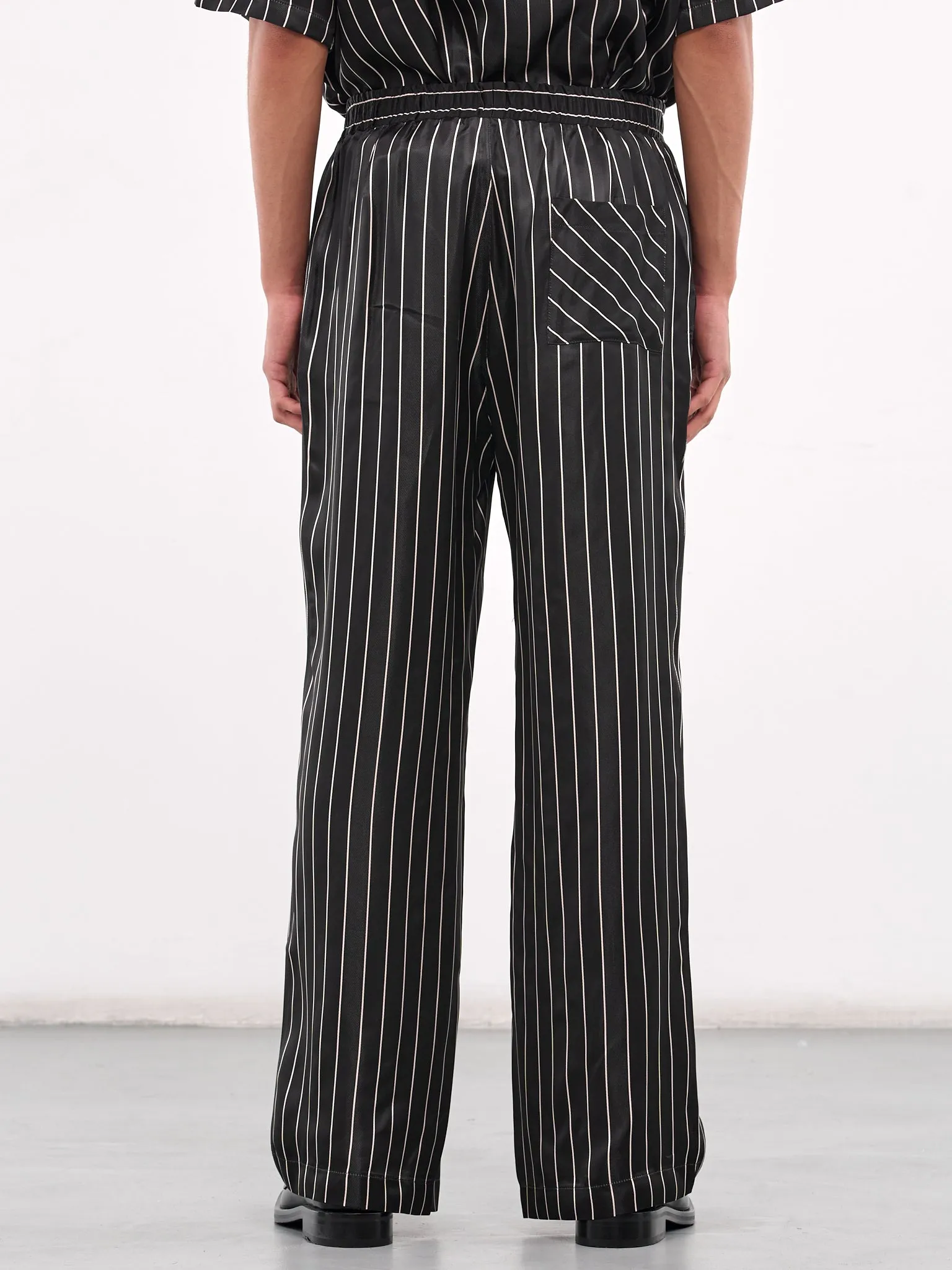 Elasticated Pinstripe Trousers (0713-T735-PINSTRIPES)