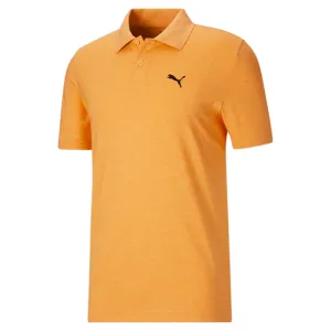 Essentials Heather Small Logo Short Sleeve Polo Shirt