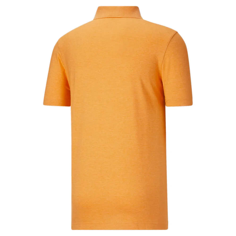 Essentials Heather Small Logo Short Sleeve Polo Shirt