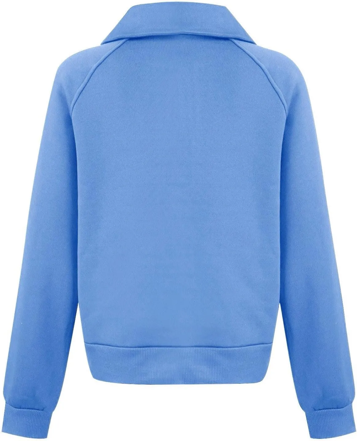 Fleece Half Zip Pullover Women Oversized Quarter Zip Sweatshirt Casual Long Sleeve Fall Sweatshirts Y2k Preppy Clothes