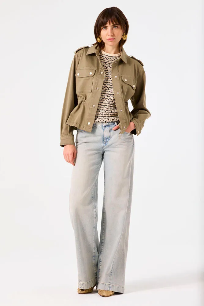 Garcia Olive Green Twill Jacket