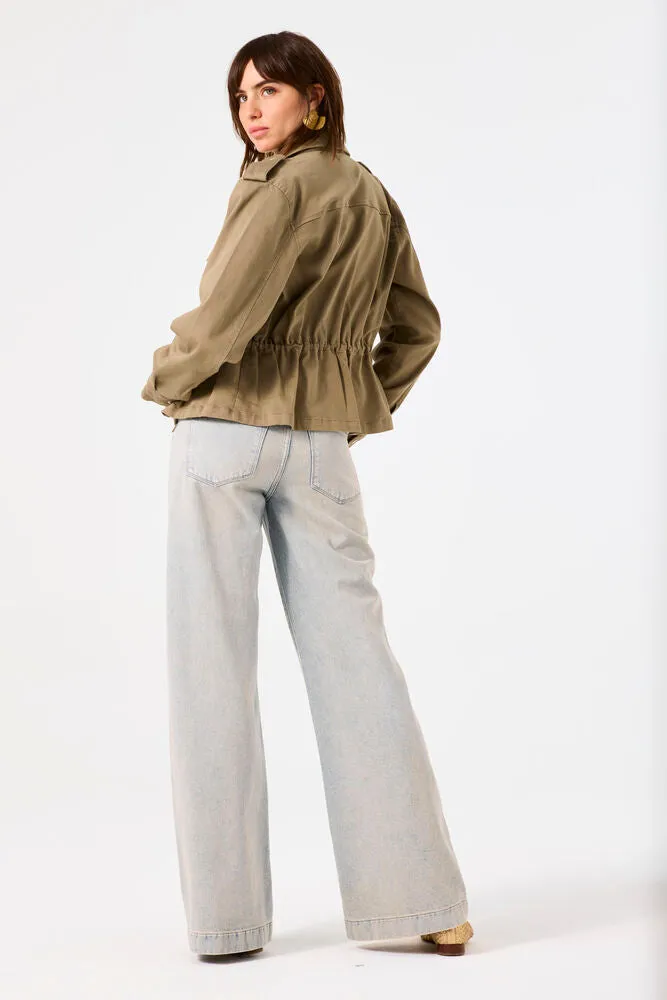 Garcia Olive Green Twill Jacket